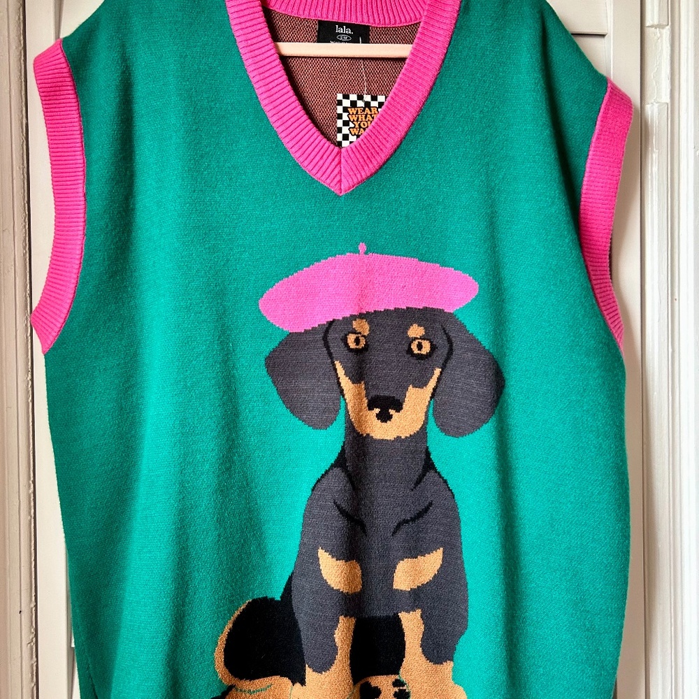 DRESSED IN LALA OVERSIZED SWEATER VEST